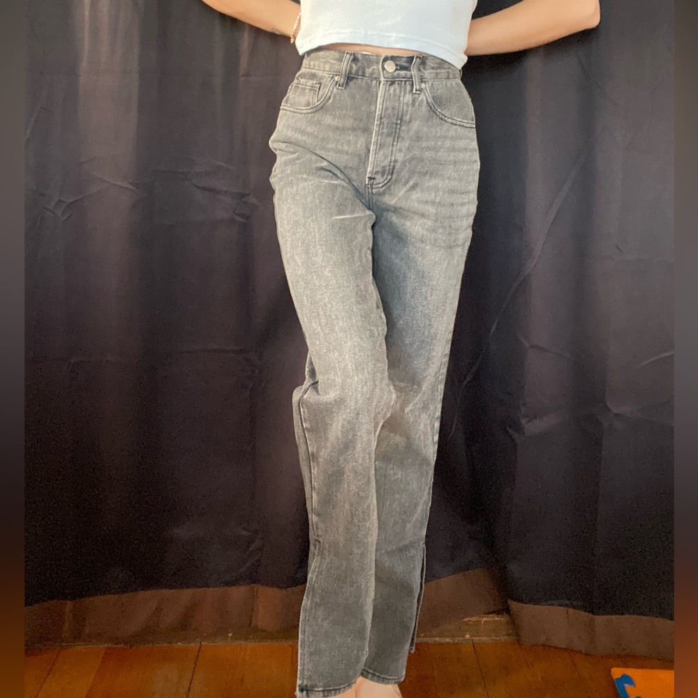 Pacsun Slit Dad Jeans!